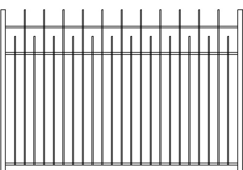 Забор металлический 3.1.10-1