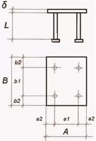 Изделие закладное МН 107-4